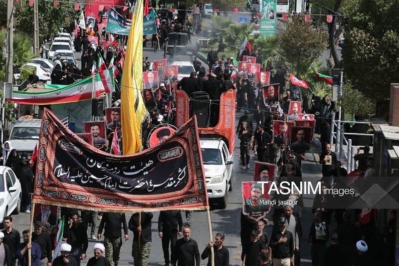قافله عظیم عزاداری 28 صفر در اصفهان