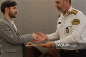 تجلیل پلیس راهور هرمزگان از خبرنگاران