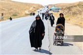 زائران پیاده حرم مطهر امام رضا (ع)