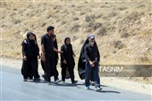 زائران پیاده حرم مطهر امام رضا (ع)