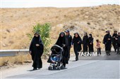 زائران پیاده حرم مطهر امام رضا (ع)