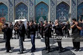 حال و هوای حرم مطهر رضوی در روز رحلت پیامبر اکرم و شهادت امام حسن مجتبی(ع)
