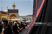 حال و هوای حرم مطهر رضوی در روز رحلت پیامبر اکرم و شهادت امام حسن مجتبی(ع)