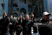 حال و هوای حرم مطهر رضوی در روز رحلت پیامبر اکرم و شهادت امام حسن مجتبی(ع)