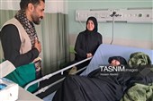 عیادت خادمیاران رضوی از بیماران در بیمارستان‌های استان مرکزی