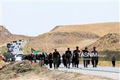 زائران پیاده حرم مطهر امام رضا (ع)