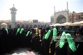 دسته عزای خادمان حرم حضرت معصومه(س)