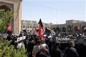 حال و هوای خیابانهای مشهد و مطهر رضوی در روز شهادت امام رضا علیهم‌السلام