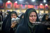 مراسم لاله گردانی خدام حرم مطهر حضرت شاهچراغ (ع) در شام غریبان شهادت امام رضا (ع)