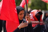 سوگواری رضوی در حرم امین ولایت