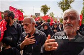 سوگواری رضوی در حرم امین ولایت