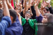 سوگواری رضوی در حرم امین ولایت