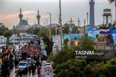 قافله عزاداران رضوی اصفهان در سوگ شهادت امام رضا(ع)