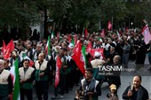 قافله عزاداران رضوی اصفهان در سوگ شهادت امام رضا(ع)
