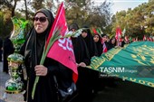 قافله عزاداران رضوی اصفهان در سوگ شهادت امام رضا(ع)