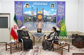دیدار رئیس سازمان بسیج با تولیت حرم بانوی کرامت