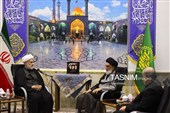 دیدار رئیس سازمان بسیج با تولیت حرم بانوی کرامت
