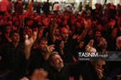 سوگواری زائران حرم کریمه اهل‌بیت در شام شهادت امام رضا(ع)