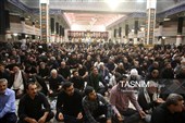 سوگواری زائران حرم کریمه اهل‌بیت در شام شهادت امام رضا(ع)