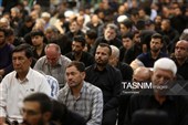 سوگواری زائران حرم کریمه اهل‌بیت در شام شهادت امام رضا(ع)