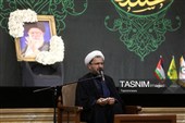 سوگواری زائران حرم کریمه اهل‌بیت در شام شهادت امام رضا(ع)
