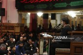 سوگواری زائران حرم کریمه اهل‌بیت در شام شهادت امام رضا(ع)