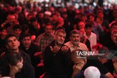 سوگواری زائران حرم کریمه اهل‌بیت در شام شهادت امام رضا(ع)