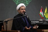 سوگواری زائران حرم کریمه اهل‌بیت در شام شهادت امام رضا(ع)