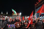 پیاده‌روی 40 کیلومتری و آیین سقایی همدانی‌ها در حرم امام رضا(ع)