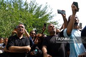 مراسم تشییع پیکر زنده‌یاد ایرج خواجه امیری