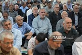 حضور پرشور مردم اردبیل در نماز جمعه23مرداد به امامت آیت‌الله عاملی در قاب تصویر