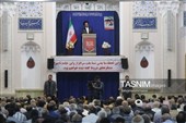 حضور پرشور مردم اردبیل در نماز جمعه23مرداد به امامت آیت‌الله عاملی در قاب تصویر