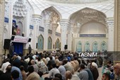 حضور پرشور مردم اردبیل در نماز جمعه23مرداد به امامت آیت‌الله عاملی در قاب تصویر