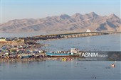 مسافران تابستانی دریاچه ارومیه