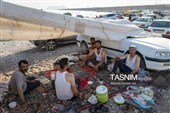مسافران تابستانی دریاچه ارومیه