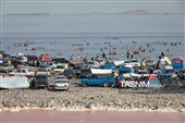 مسافران تابستانی دریاچه ارومیه