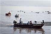 مسافران تابستانی دریاچه ارومیه
