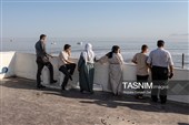 مسافران تابستانی دریاچه ارومیه
