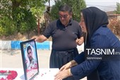 تشییع پیکر مرزبان شهید علی باوه‌ای در کردستان