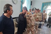 تشییع پیکر مرزبان شهید علی باوه‌ای در کردستان