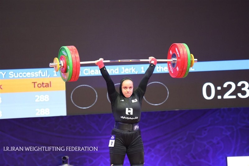 President Lauds Iranian Girls for Asian Weightlifting Runner-Up Finish