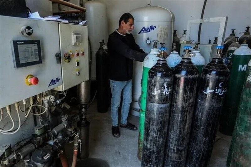 Israeli Regime’s Blockade Leaves 22 Gaza Oxygen Stations Out of Service