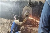 انشعاب‌گیری گرم از خط لوله دوم گاز سراسری در فارس