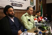 نشست خبری فرمانده انتظامی اصفهان به روایت تصویر