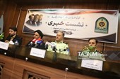 نشست خبری فرمانده انتظامی اصفهان به روایت تصویر
