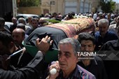 مراسم تشییع پیکر مادر شهیدان چنگیزی درهمدان