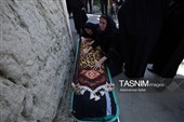 مراسم تشییع پیکر مادر شهیدان چنگیزی درهمدان