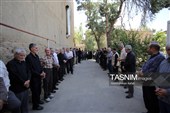 مراسم تشییع پیکر مادر شهیدان چنگیزی درهمدان