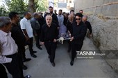 مراسم تشییع پیکر مادر شهیدان چنگیزی درهمدان
