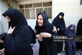 مراسم تشییع پیکر مادر شهیدان چنگیزی درهمدان